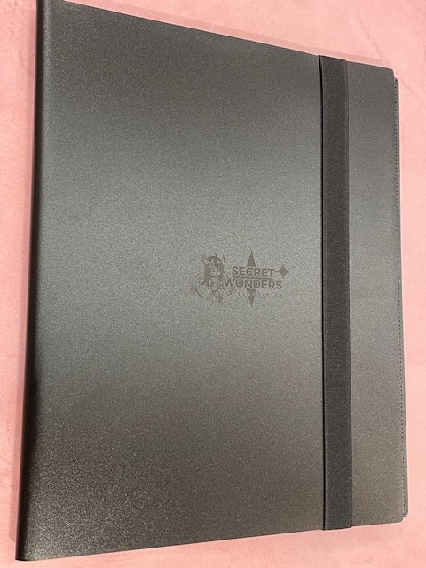 9-Pocket binder black secretwonderscollectibles COPY