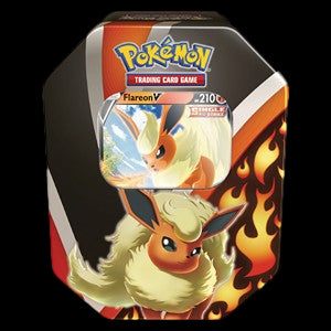 Eevee Evolution Tins: Flareon V Tin