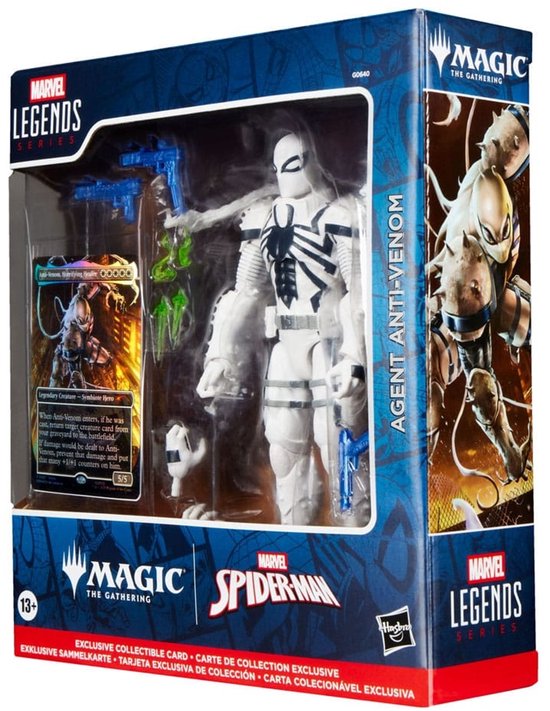 Hasbro Marvel Legends Magic: The Gathering Action Figure Agent Anti-Venom (plus Exclusive Foil Card)