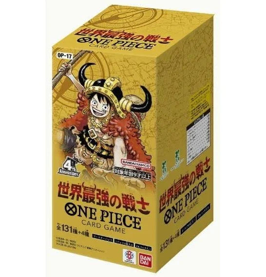 OP17 The World's Strongest Warriors Japanse Booster Box