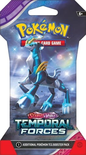Pokémon SV5 Temporal Forces sleeved Booster piece ENG