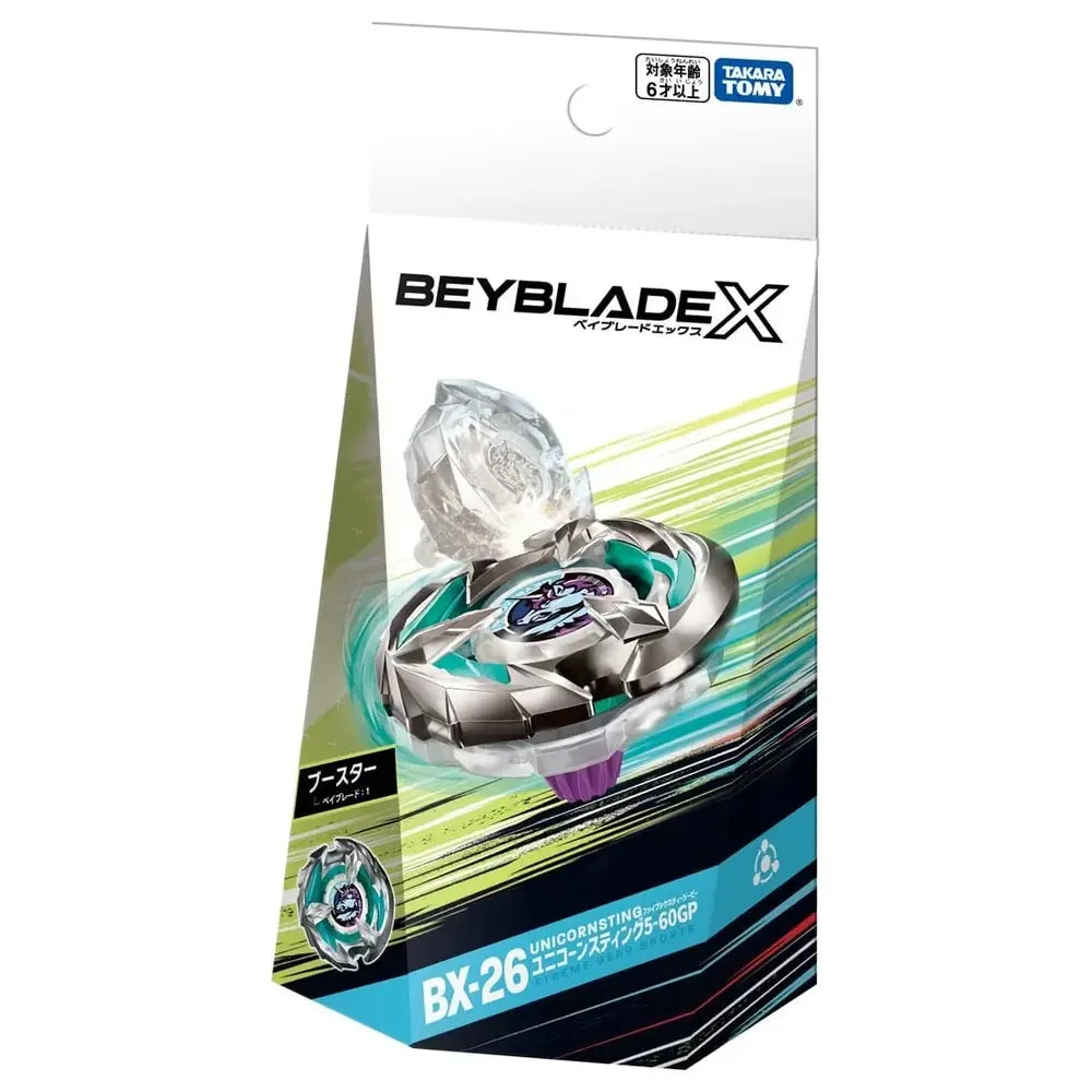Takara Tomy Beyblade X Booster BX-26 Unicorn Sting 5-60GP