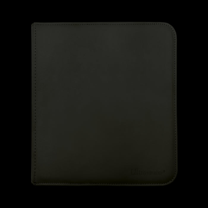 Vivid 12-pocket zippered Pro-Binder Black