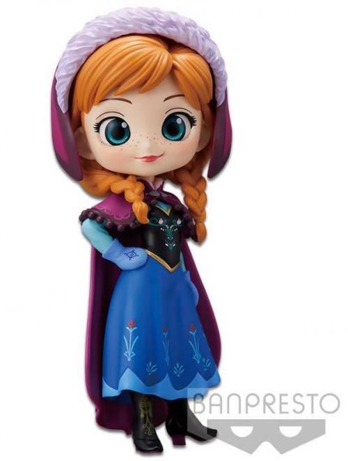 DISNEY - Q Posket Anna Normal Color Version - 14cm