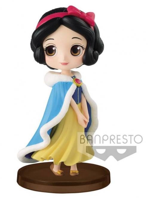 DISNEY - Q Posket Mini Girls Festival - Snow White Winter Costume -7cm