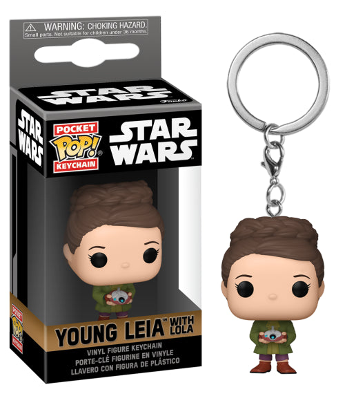 STAR WARS OBI-WAN KENOBI - Pocket Pop Keychains - Leia Organa ""Young""