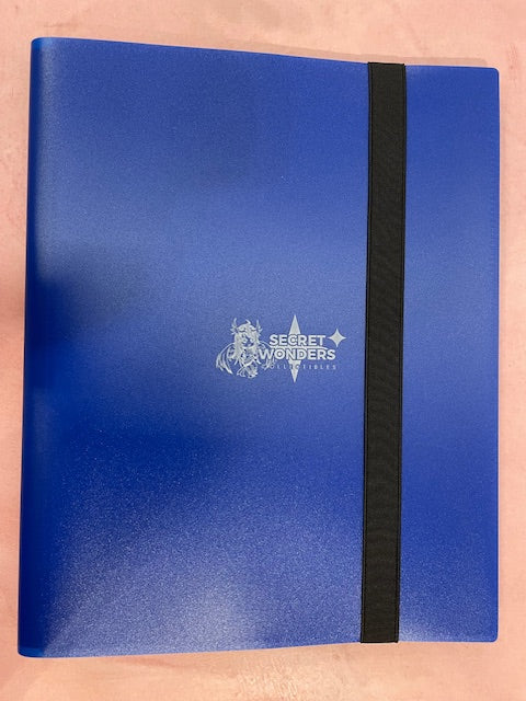 9-Pocket binder blue secretwonderscollectibles