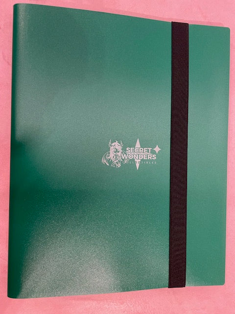 9-Pocket binder green secretwonderscollectibles