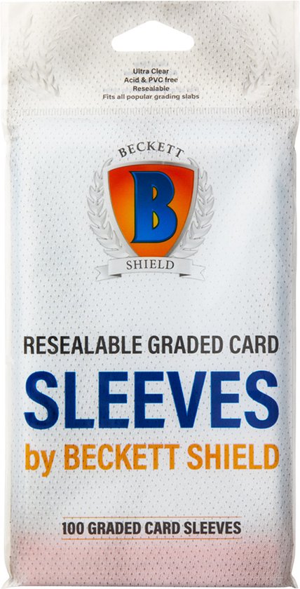 Beckett Shield Graded card sleeves pack