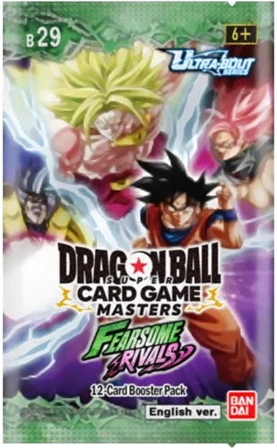 Dragonball super masters fearsome rivals booster