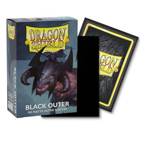 Dragon Shield - Outer Sleeves Matte black (100ct)