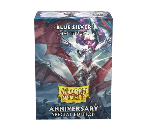 Dragon Shield - Special Edition Sleeves Dual Matte: Blue Silver