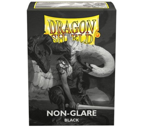 Dragon Shield: Black - NonGlare - Matte Sleeves - Standard Size