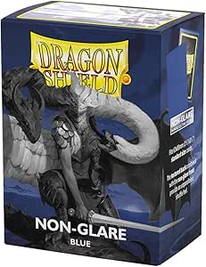 ) Dragon Shield: Blue - NonGlare - Matte Sleeves - Standard Size