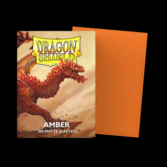 Dragon Shield MATTE - Amber sleeves