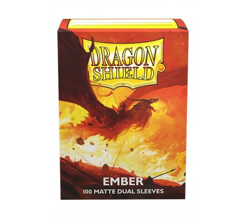 Dragon Shield Sleeves Dual Matte - Ember