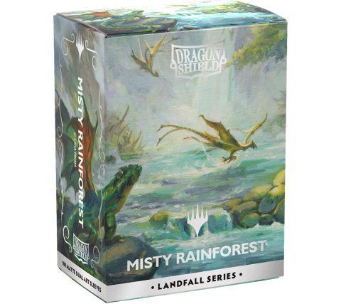 DS MTG Matte Dual Art Misty Rainforest Sleeves 100ct