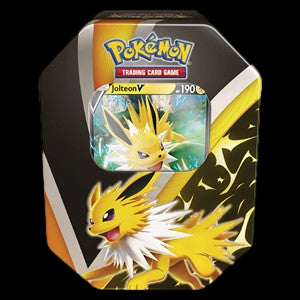 Eevee Evolution Tins: Jolteon V Tin