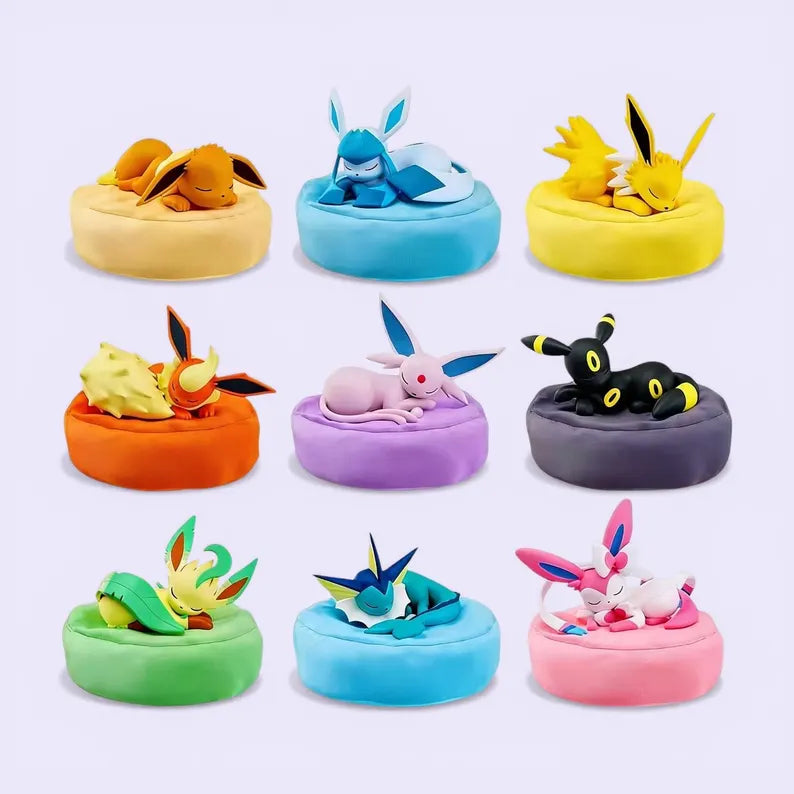 Eeveelution sleeping bag figure