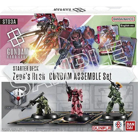 Gundam Card Game - ST03A - Gundam Assemble Starter Deck: Zeon's Rush