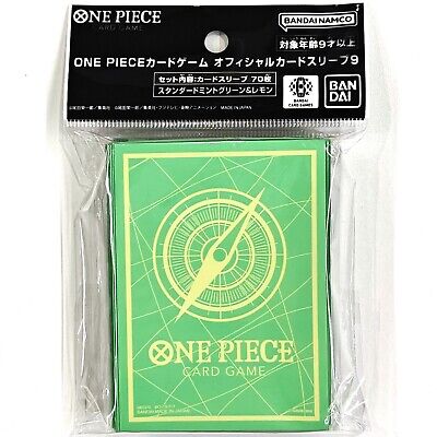 One Piece Card Game Official Card Sleeve Vol.9 - Standard Mint Green & Lemon