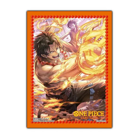 ONE PIECE Card Game Official Sleeves 10 Portgas D Ace Sealed in Japanese