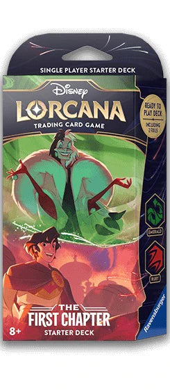 LORCANA REPRINT - Trading Cards Starters Box Chapter 1 - UK - emerald ruby