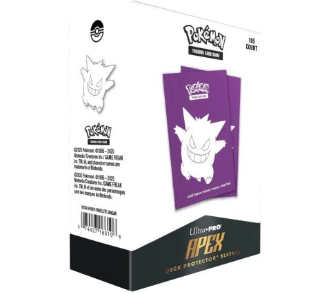 PKM Elite Series: Gengar Apex Deck Protector 105ct
