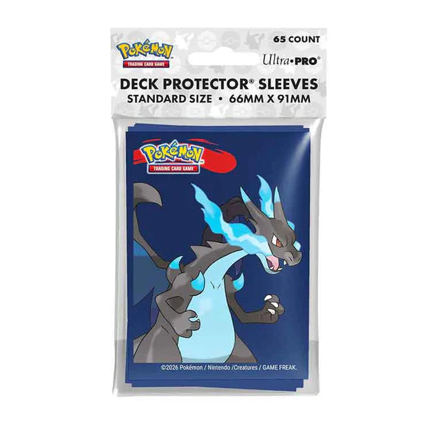PKM Mega Charizard X Deck Protector 65ct
