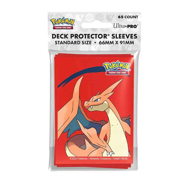 PKM Mega Charizard Y Deck Protector 65ct