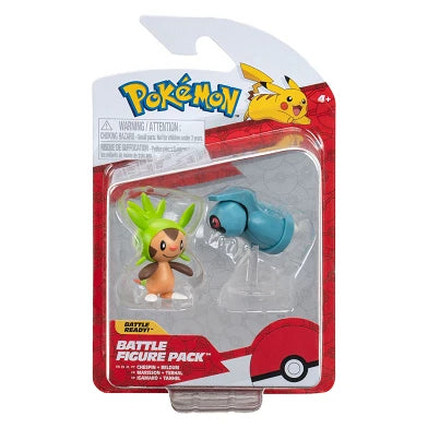 Pokemon battle figure pack chespin beldum