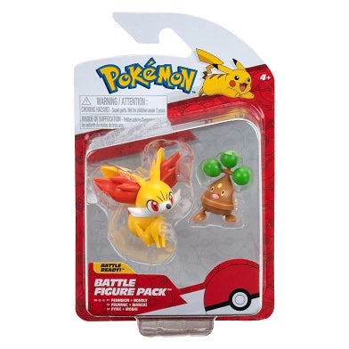 Pokemon battle figure pack fennekin + bonsly