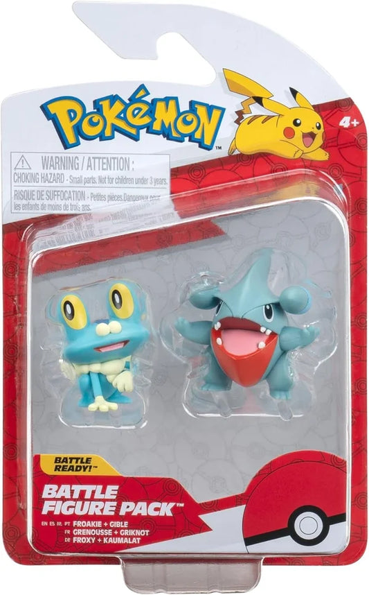Pokemon battle figure pack froakie + gible