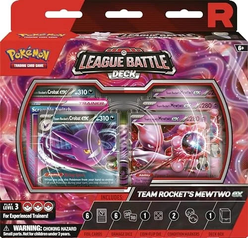 Pokemon League Battle Deck: Team Rocket's Mewtwo ex (2025)