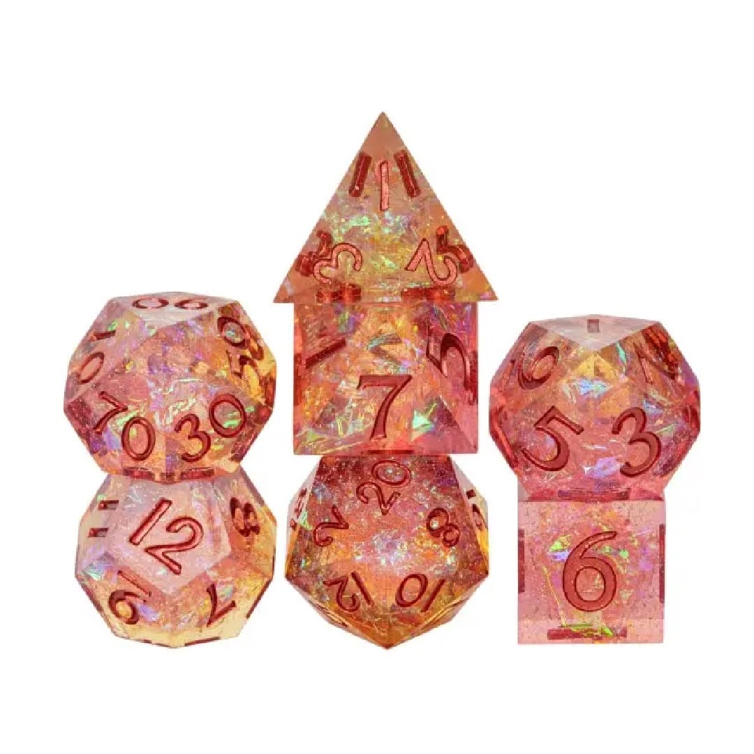 Polydice – Ember Blossom – Set 7 stuks