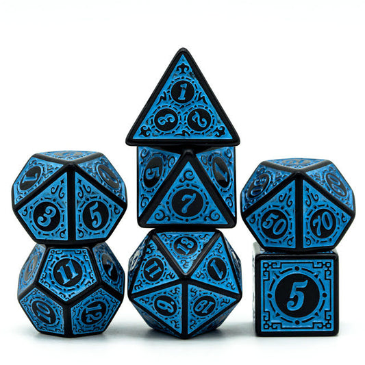 Polydice – Mage Blue – Set 7 stuks