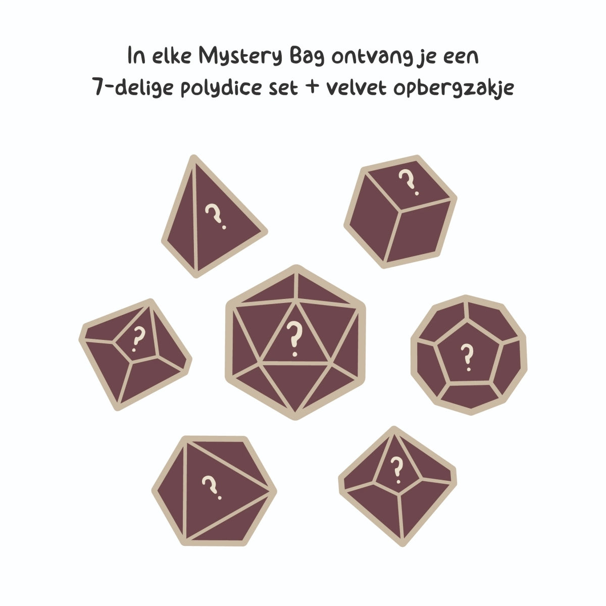 Polydice Mystery Bag – 7 stuks