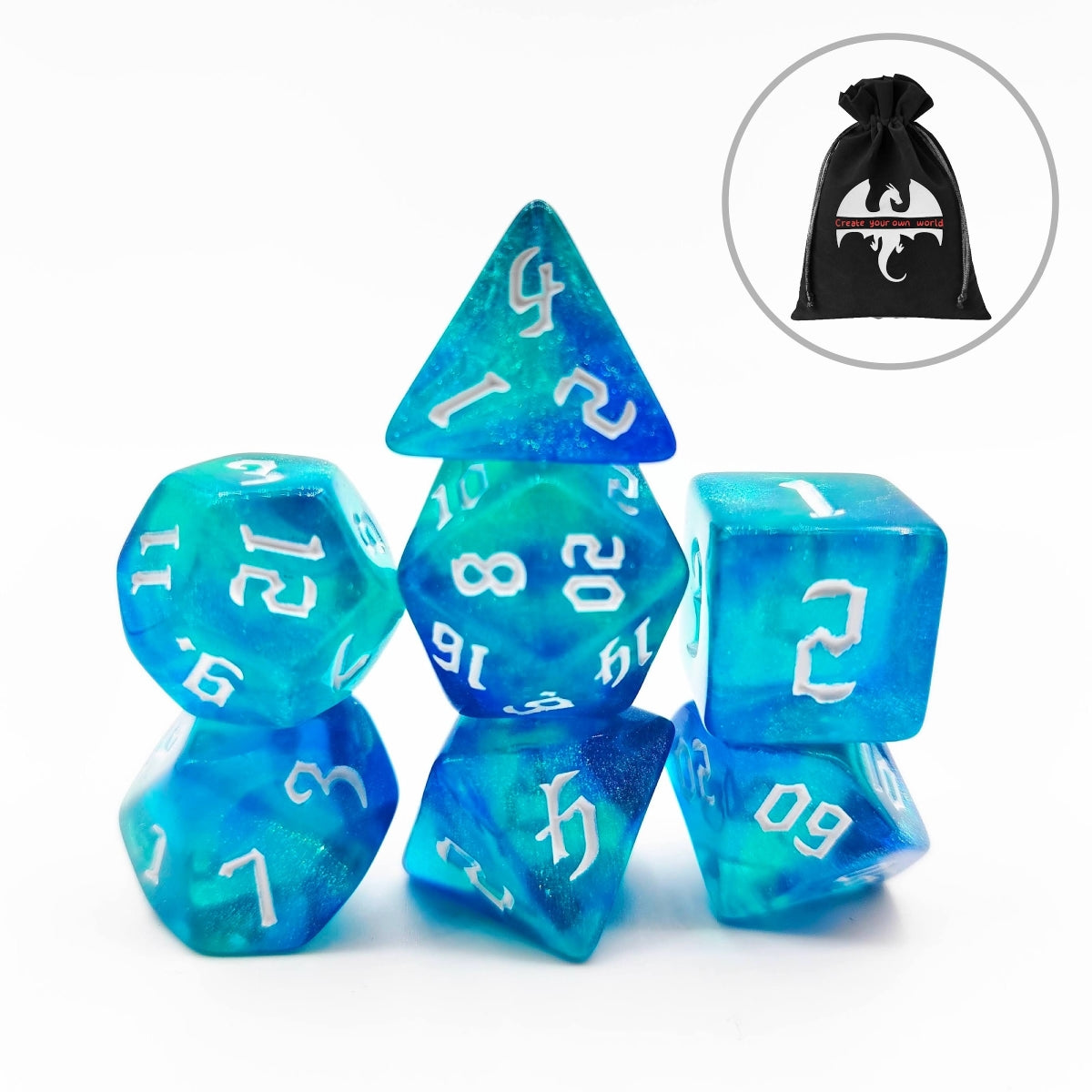 Polydice – Mystic Mermaid – Set 7 stuks