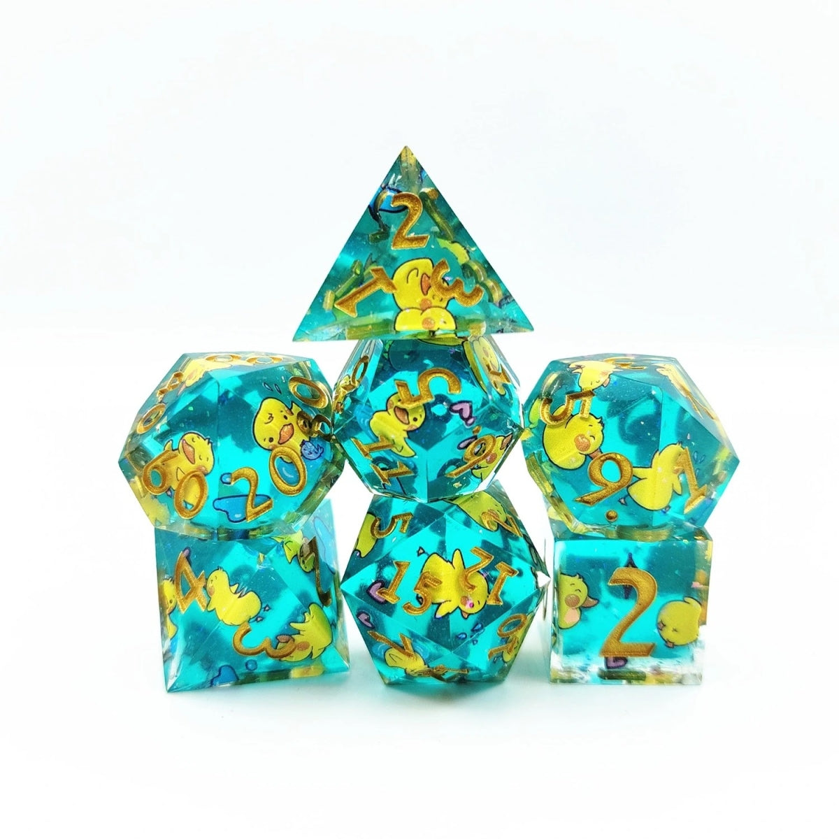 Polydice – Quackburst – Set 7 stuks