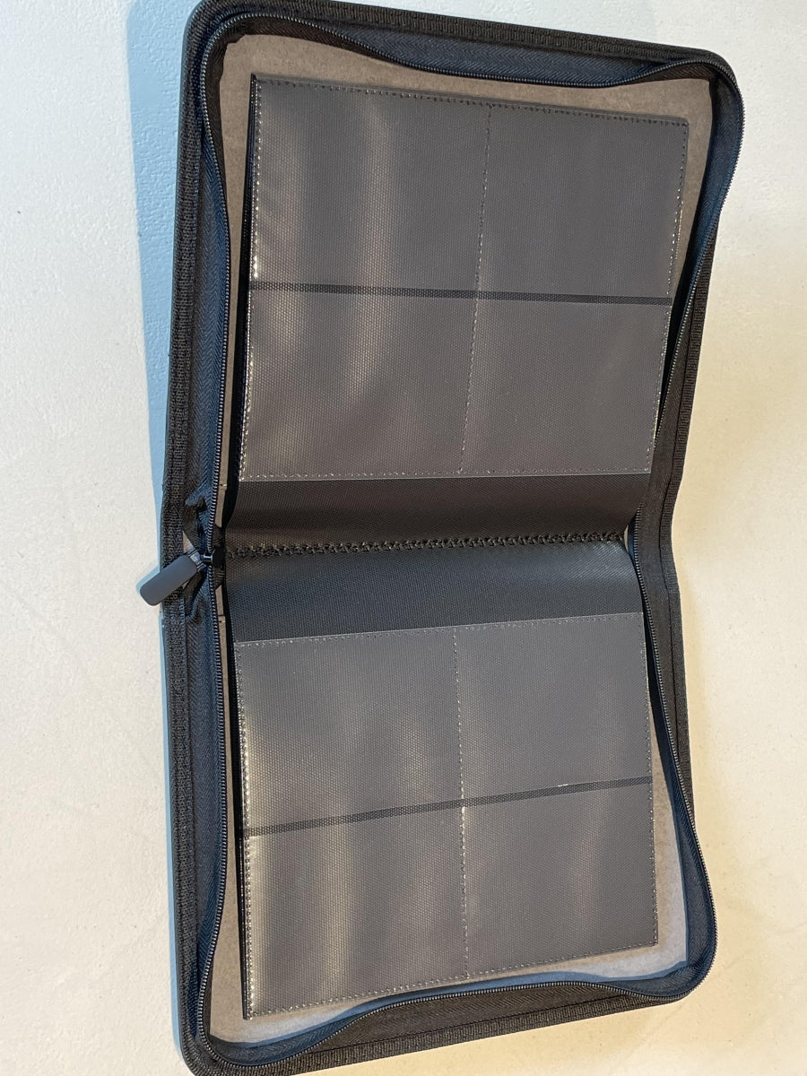 Secret Wonders Collectibles 4 pocket toploader binder black