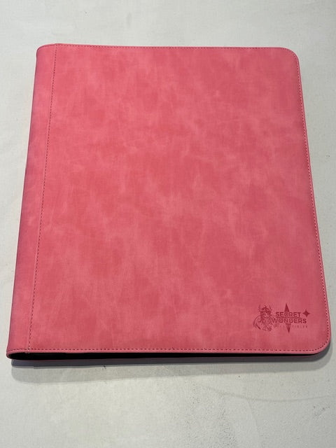 Secret Wonders Collectibles toploader binder 216 pink