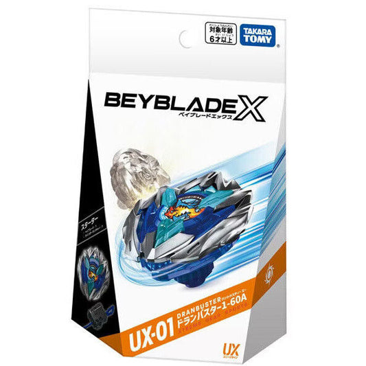 Takara Tomy Dran Buster 1-60A Burst Beyblade X Booster Launcher UX-01 Official