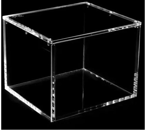 The acrylic box mini tin 8 pack display