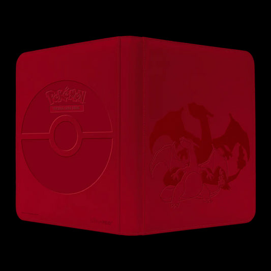 Ultra Pro - Elite Series: Charizard 9-Pocket Zippered PRO Binder for Pokémon