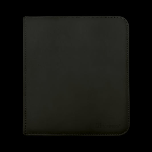 Vivid 12-pocket zippered Pro-Binder Black