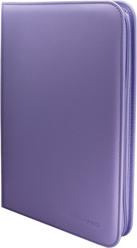 Vivid 9-pocket zippered Pro-Binder purple